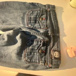 LOW RISE DENIM JEANS